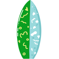 zomer surfboard illustratie png