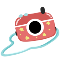 cute camera design illustration png