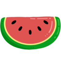 vattenmelon skivad illustration png