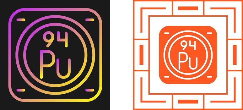 Plutonium Vector Icon