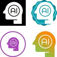 Artificial Intelligence Vector Icon