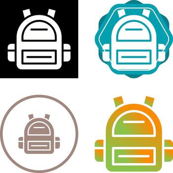 icono de vector de mochila