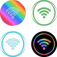 icono de vector de señal wifi