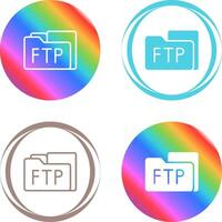 FTP Access Vector Icon