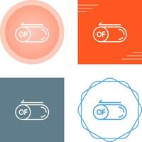 Of Button Vector Icon