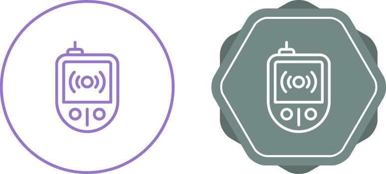 rfid lector vector icono