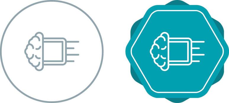 Machine Learning Vector Icon