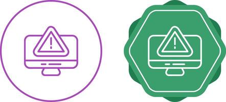 Cyber Danger Vector Icon