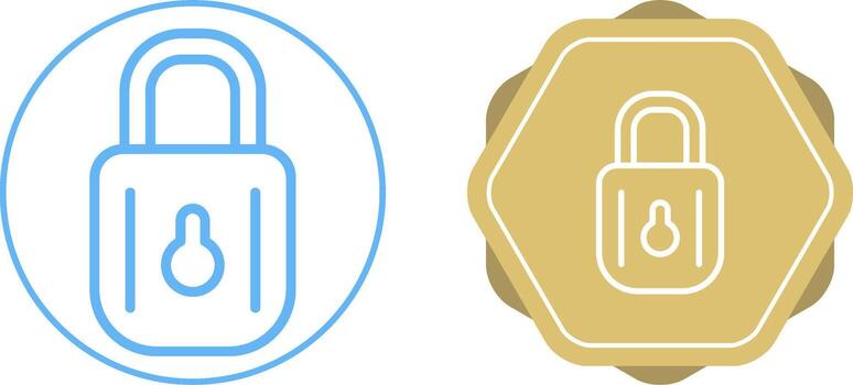 icono de vector de bloqueo