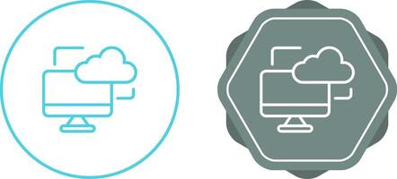 Cloud Monitoring Vector Icon