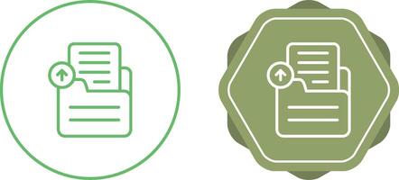 Document Upload Vector Icon