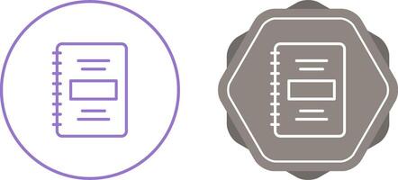 Notebook Vector Icon