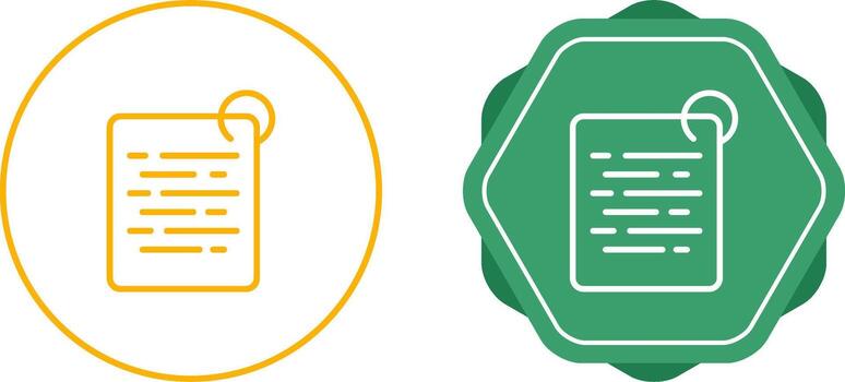 Document Vector Icon