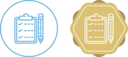 Writing pad Vector Icon
