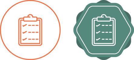 Task list with checkmarks Vector Icon