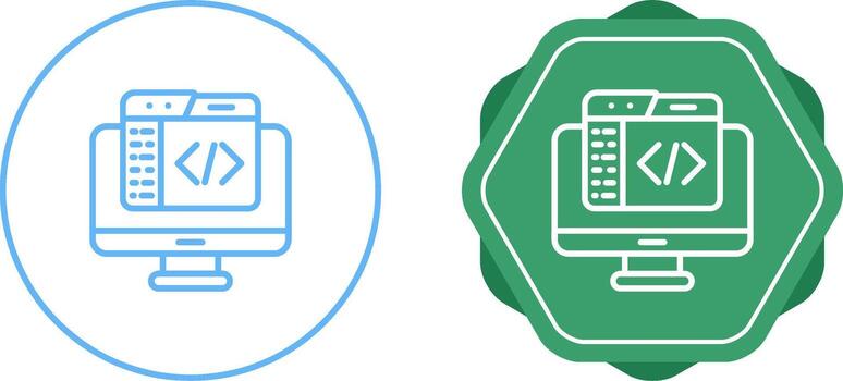 Code Editor Vector Icon