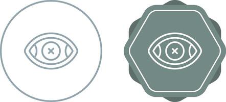 Eye Crossed Vector Icon