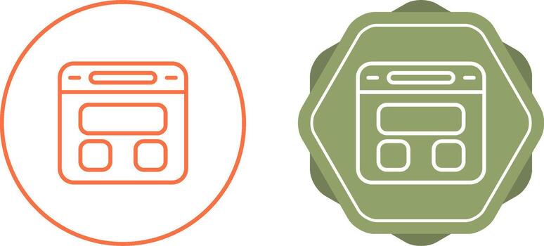 Browser Vector Icon