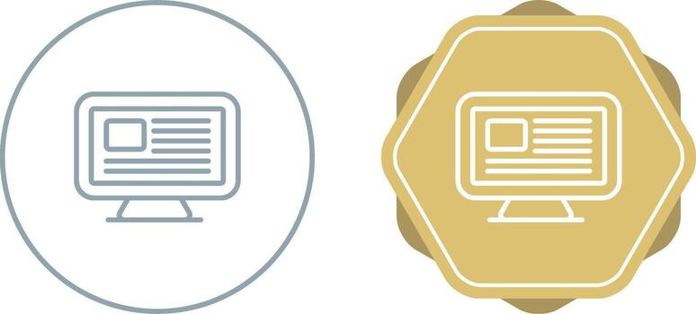 Computer Vector Icon