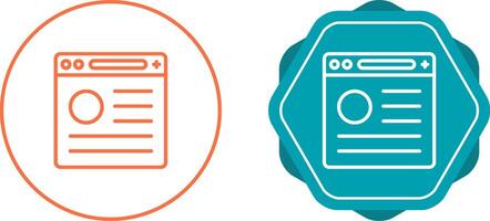 Browser Vector Icon