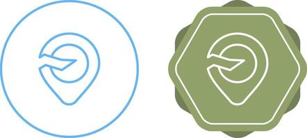 Broken Location Vector Icon