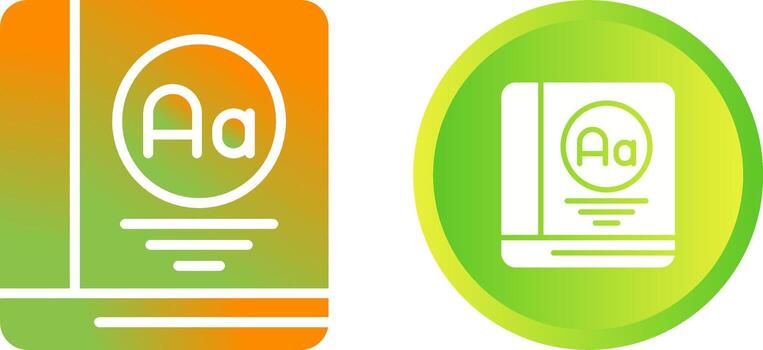 Dictionary Vector Icon
