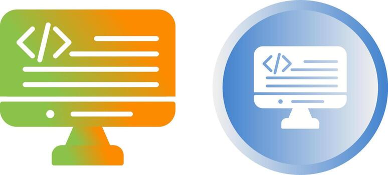 icono de vector de lenguaje de programación