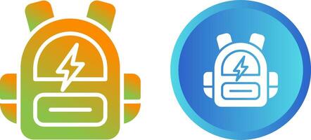 Smart Backpack Vector Icon