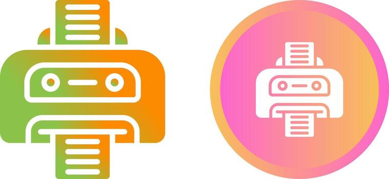 icono de vector de impresora