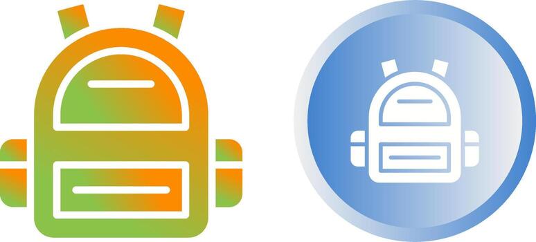 icono de vector de mochila
