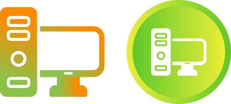 Computer Vector Icon