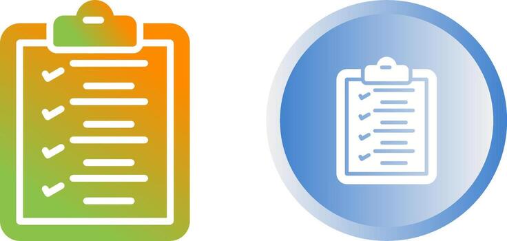 Checklist Vector Icon