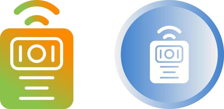 inalámbrico intercomunicador vector icono