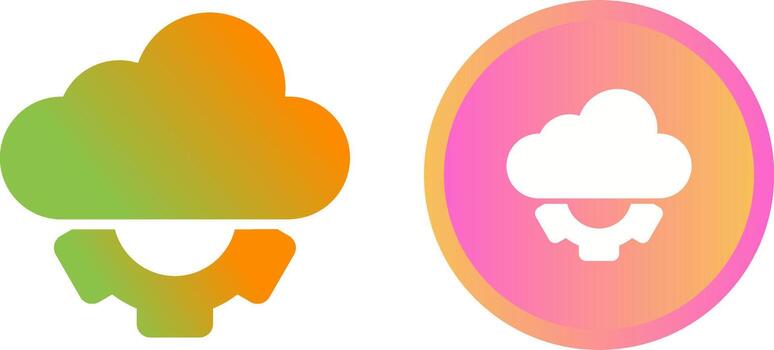 Cloud API Vector Icon