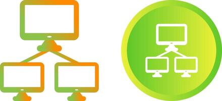 Network Monitoring Vector Icon