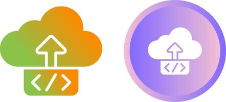 Cloud Deployment Vector Icon