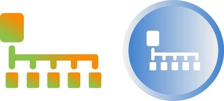 Card Sorting Vector Icon