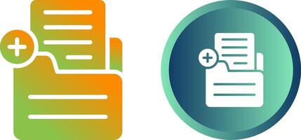 Document Add Vector Icon
