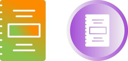 Notebook Vector Icon