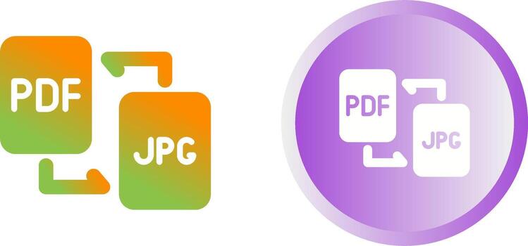 Document Conversion Vector Icon