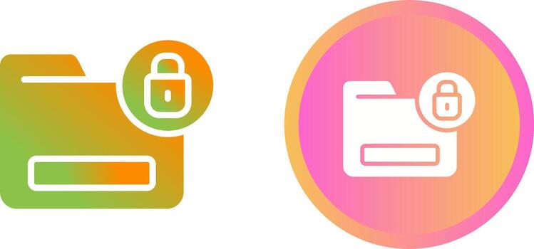 documento cifrado vector icono