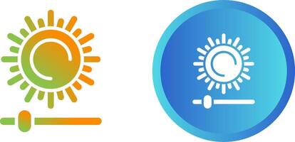 Brightness And Contrast Vector Icon