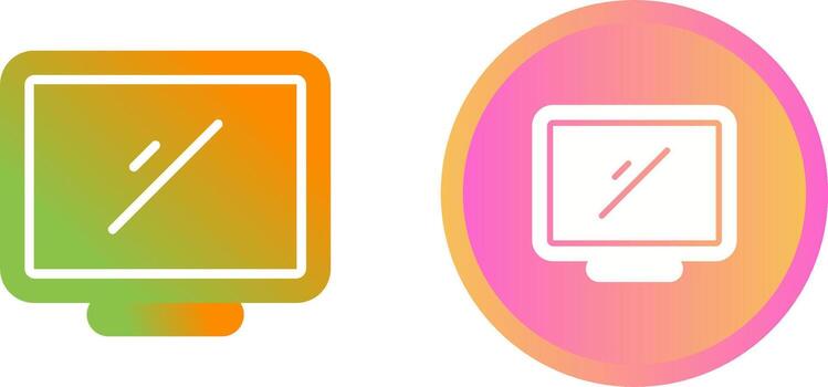 Desktop Computer Vector Icon