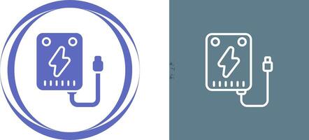 Portable charger Vector Icon