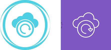 Cloud Backup Vector Icon