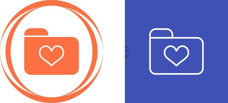 icono de vector de carpeta