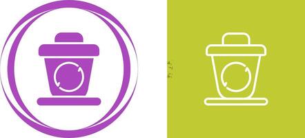 Recycling bin Vector Icon