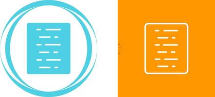 Document Align Center Vector Icon