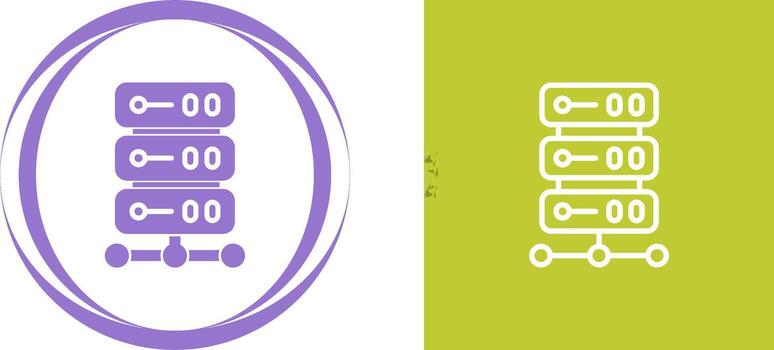 icono de vector de base de datos