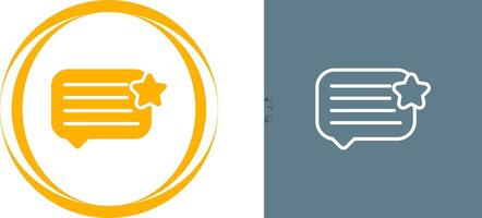 Feedback Vector Icon
